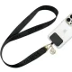„Guess CBDY Nylon Chain“ universalus telefono dirželis, juodas