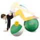 4FIZJO Reh Ball Gymnastic Exercise Ball 85 cm with Pump, Green