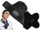 Šildomas kaklo masažuoklis su USB jungtimi, juodas