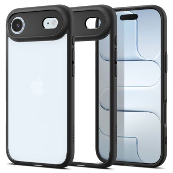 Apsauginis dėklas Spigen Ultra Hybrid, skirtas iPhone 17 / 17 Air, juodas