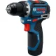 Akumuliatorinis gręžtuvas-suktuvas Bosch GSR 12V-32, 12V, 2x2.0Ah