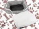 Soft and Comfortable Dog Bed with Cushion, Size M