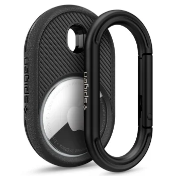 Apsauginis dėklas Spigen Vault skirtas Apple AirTag, juodas (Matte Black)