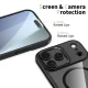 Dėklas „Tech-Protect MagMat MagSafe“, skirtas „iPhone 17 Pro Max“, skaidrus juodas