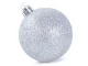 Christmas Tree Baubles Set 100 pcs + Star, Silver