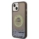 Karl Lagerfeld Liquid Glitter RSG dėklas iPhone 14 Plus / 15 Plus, juodas