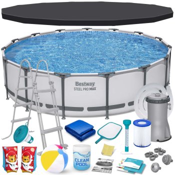 Bestway 56488 karkasinis baseinas su priedais, 457 x 107 cm