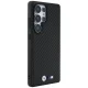 BMW Leather Carbon MagSafe Case for Samsung Galaxy S25 Ultra - Black