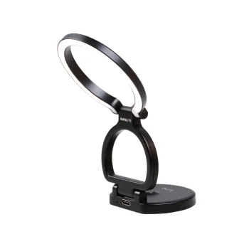 Žiedinė LED lemputė Nanlite Lumo, juoda