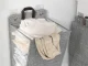 Foldable Hanging Laundry Basket Wall/Door Mount Grey
