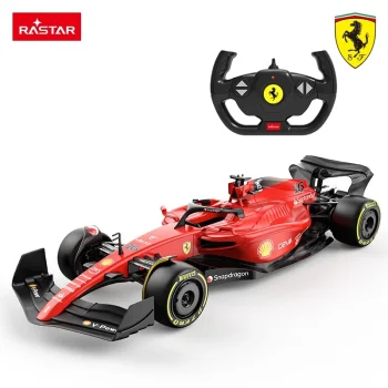 Nuotoliniu būdu valdomas automobilis Rastar Ferrari F1-75 1:12 R/C, raudonas