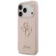 Guess Silicone Big 4G Script dėklas, skirtas iPhone 17 Pro, rožinis