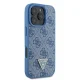 Guess Crossbody 4G Metal Logo dėklas iPhone 16 Pro Max, mėlynas