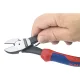 Padidintos jėgos šoninio kirpimo replės KNIPEX 74 12 180, 180 mm