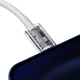 Baseus Superior Series Cable USB Type C to Apple iPhone Lightning, 20W, PD, 1m, White