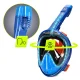 4Fizjo TSUNAMI Full Face Snorkeling Mask, S/M, Blue