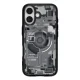 Spigen Ultra Hybrid Mag Zero One dėklas, skirtas Apple iPhone 17, juodas