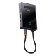 Baseus PioneerJoy 8-in-1 USB-C šakotuvas (HDMI, DP, VGA, USB-A, USB-C), pilkas