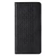Atverčiamas dėklas Magnet Strap Case skirtas Samsung Galaxy S22+ su stovu ir dirželiu, juodas