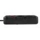 Maclean MCE392 B ilgintuvas, 4 lizdai, 3x USB, 2500W, 1.5m, juodas