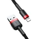 Baseus Cafule USB į Lightning laidas, 1.0 m, 2.4A, Raudonas/Juodas