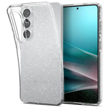Spigen Liquid Crystal Glitter Case for Samsung Galaxy S26, Glitter and Clear