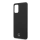 Mercedes Silicone Line dėklas Samsung Galaxy S20+ telefonui, juodas
