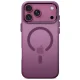 Tech-Protect MagZero MagSafe dėklas iPhone 17 Pro / 18 Pro, matinė bordo