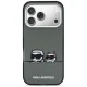 Karl Lagerfeld IML Karl & Choupette dėklas iPhone 17 Pro Max, juodas