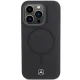 „Mercedes Smooth Leather MagSafe“ dėklas „iPhone 15 Pro“ telefonui, juodas