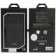 Audi Leather Case MagSafe dėklas telefonui iPhone 18 Pro Max / 17 Pro Max, juodas