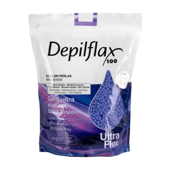 Depilflax Ultraflex Mauve elastingas kietasis depiliacijos vaškas granulėmis, 1000 g