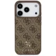 Guess 4G Small Classic Logo MagSafe dėklas iPhone 17 Pro / 18 Pro, rudas