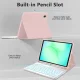 Tech-Protect SC Pen dėklas Samsung Galaxy Tab A9+ 11.0 su klaviatūra, rožinis