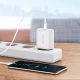 Ugreen USB-C į USB-C laidas 1m, PD QC AFC, 60W, Baltas