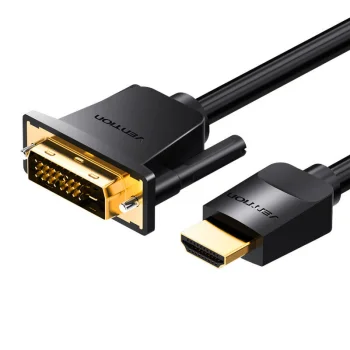 Vention HDMI į DVI (24+1) laidas ABFBI, 3 m, juodas