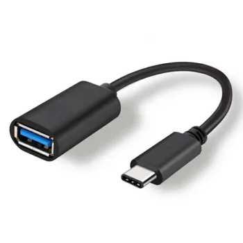 USB-C to USB-A 3.0 OTG Adapter Cable (19 cm, 60W) Black
