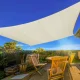 Multigarden Rectangular Sun Shade Sail 2x3 m, Waterproof, Beige