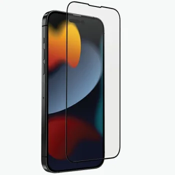 Uniq Optix Vivid apsauginis stiklas, skirtas iPhone 14 Plus, su aplikatoriumi