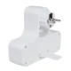 Maclean MCE224G Elektros Skirstytuvas su 4 Lizdais ir Jungikliu, Schuko, Baltas