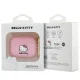 Ausinių dėklas Hello Kitty Silicone 3D Kitty Head skirtas Apple AirPods Pro, rožinis