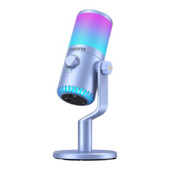Maono DM30RGB mikrofonas, violetinis