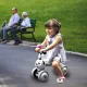 ECOTOYS paspiriamas balansinis dviratukas Šuniukas, 4 ratų