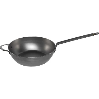 De Buyer Mineral B gili plieninė keptuvė 32 cm, sidabrinė