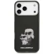 Karl Lagerfeld IML Aquarelle MagSafe dėklas telefonui iPhone 17 Pro, juodas