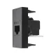 LAN lizdo modulis Maclean MCE725B, Cat 6, viengubas, juodas