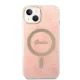 Dėklo ir įkroviklio rinkinys Guess GUBPP14MH4EACSP, skirtas iPhone 14 Plus, rožinis