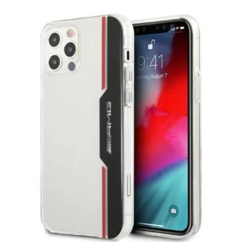 AMG Electroplate Vertical dėklas iPhone 12 / 12 Pro, skaidrus