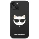 Karl Lagerfeld Silicone Choupette Head MagSafe dėklas iPhone 14 Plus, juodas
