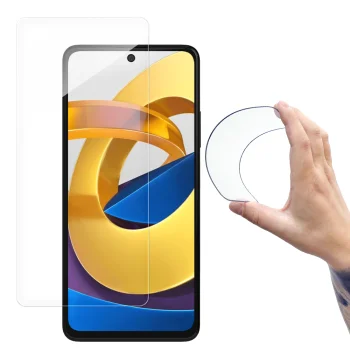 Hibridinis apsauginis stiklas Wozinsky Nano Flexi skirtas Xiaomi Poco M4 Pro, 0.15 mm